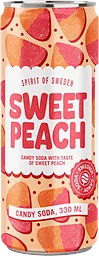 Läsk Sweet Peach Candy Soda 330ml Spirit of Sweden