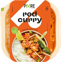 Redcurry Chicken With Rice No Gluten No Lactose