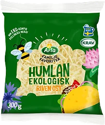 Ost Riven Familjefavoriter Humlan Ekologisk 300g KRAV Arla®
