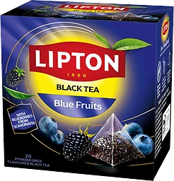 Svart Pyramidte Blue Fruit Lipton