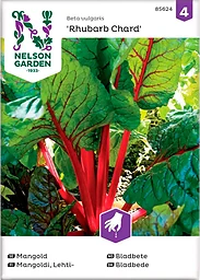 Mangold Rubarb Chard Röd 1-p Nelson Garden