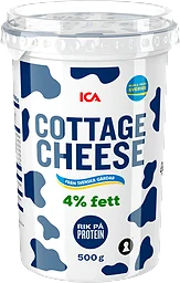 Cottage cheese Naturell 4% 500g ICA