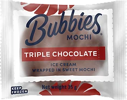 Glass Mochi Trippel Choklad 35g Bubbies