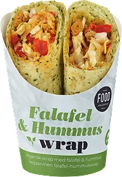 Wrap Falafel och Hummus 195g Food Collective