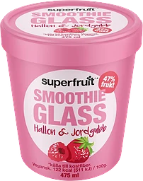 Smoothieglass Hallon & Jordgubb 475ml Superfruit