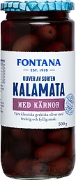 Oliver Kalamata med kärnor 500g Fontana