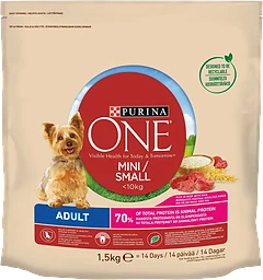 Hundmat Adult Oxe & Ris Purina 1,5kg ONE