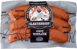 Filékorv Grov Vitlök 99% Kötthalt 270g Slaktarkorv