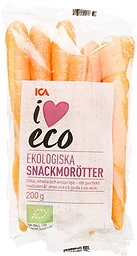 Snackmorötter Ekologisk 200g Klass 1 ICA I love eco