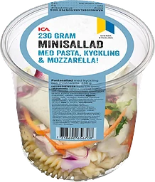 Minisallad med Pasta Kyckling och Mozzarella 230g ICA