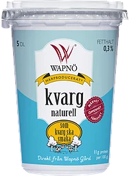Wapnö Kvarg Naturell 0,3%