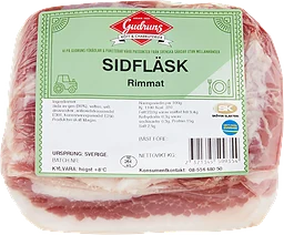 Sidfläsk Rimmat ca 400g Gudruns