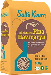 Havregryn Fina Ekologiska 650g Saltå Kvarn