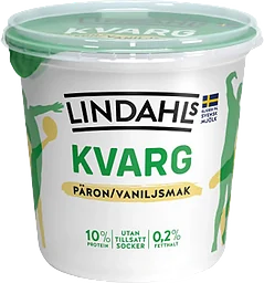 Kvarg Päron & vanilj 900g Lindahls