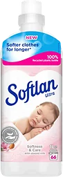 Sköljmedel Softness and Care Ultra 1l Softlan