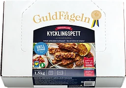 Grillade kycklingspett grillkrydda Fryst 1,5kg Guldfågeln