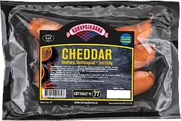Kryddkorv slottslagrad cheddar 240g Korvpojkarna