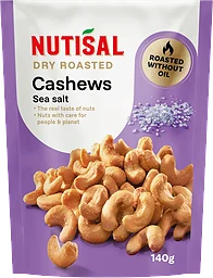 Cashewnötter Sea Salt 140g Nutisal