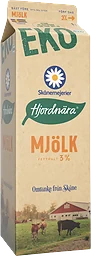 Mjölk 3% 1l KRAV Skåne Hjordnära