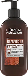 Skäggtvätt Barber club 3 in 1 