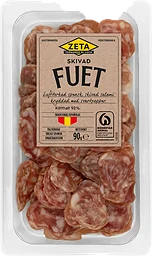 Salami Fuet Skivad 90g Zeta