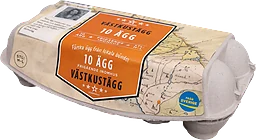 Ägg Västkusten Frigående 10-p Stjärnägg
