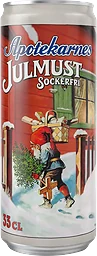 Julmust Sockerfri 33cl Apotekarnes