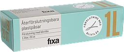 Plastpåse 1l Återförslutningsbara