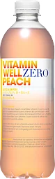 Vitamin Well Zero Peach Funktionsdryck, Pet