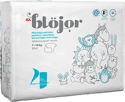 Blöjor strl 4 7-14 kg 50-p ICA