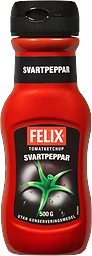 Ketchup Svartpeppar 500g Felix