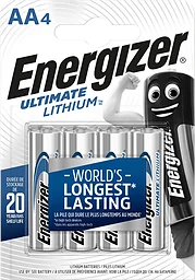 Batteri AA 4-p Energizer Ultimate