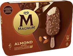 Glasspinnar Almond 4-pack
