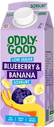 Sojamellanmål Sojagurt Blåbär & Banan lättsockrad 1,8% 750g Oddlygood®