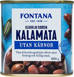 Kalamata Oliver Utan Kärnor