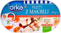 Makrillfiléer I Tomatsås 170g Orka