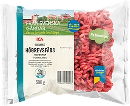 Högrevsfärs Färsk 18% 500g ICA