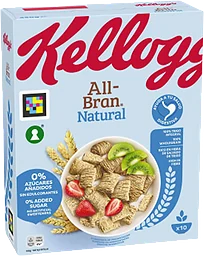 All Bran Natural 450g Kelloggs