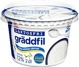 Gräddfil Laktosfri 12% 2dl ICA