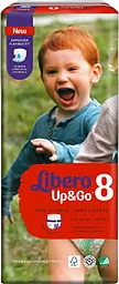 Byxblöjor Up&Go Strl 8 19-30kg 28-p Miljömärkt Libero
