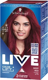 Hårfärg L75 Deep Red 1-p Miljömärkt Schwarzkopf Live