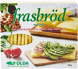 Frasbröd Naturell 130g Oldana