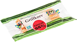 Grillkorv Skinnfri 85% Kötthalt 270g Härryda Karlsson