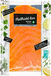 Lax Färsk Kallrökt 350g Miljömärkt ICA