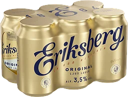 Öl Ljus Lager Original 3.5% 6x33cl  Eriksberg