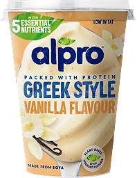 Sojayoghurt Vanilj Greek Style 2,9% 400g Alpro