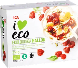 Hallon Fryst Eko 250g ICA I love eco
