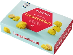 Kondisbitar Lussebulleboll 6-p 240 g Delicato