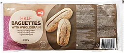 Baguetter Halva Grova 4-pack
