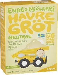 Havregröt Neutral Mjölkfri 6 Mån